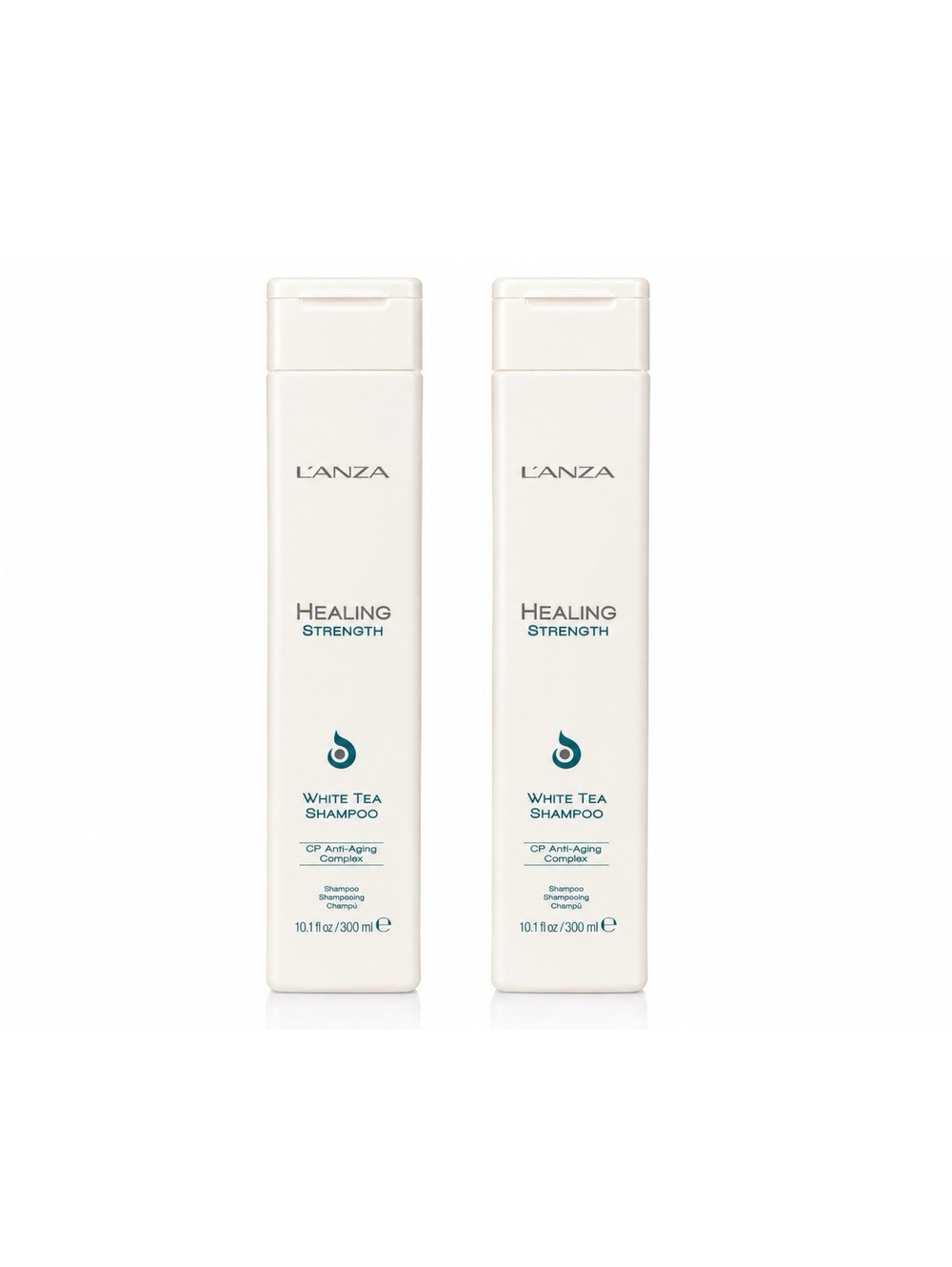 L’ANZA Healing Strength White Tea Shampoo 10.1 oz 300ml 2 Pack